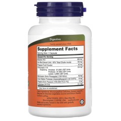 NOW Foods, суперферменты, 90 капсул