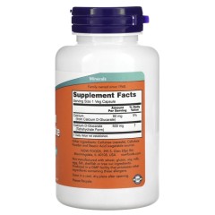 NOW Foods, D-глюкарат кальция, 500 мг, 90 растительных капсул