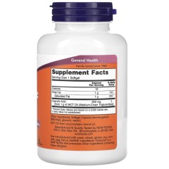 NOW Foods, каприловая кислота, 600 мг, 100 мягких таблеток