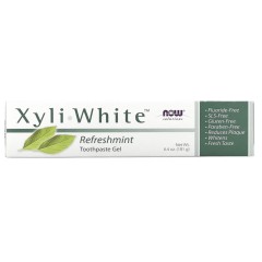 NOW Foods, Solutions, XyliWhite, зубная гель-паста, освежающая мята, 181 г (6,4 унции)
