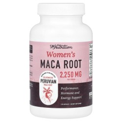 SMNutrition, корень маки для женщин, 2250 мг, 120 капсул (750 мг в 1 капсуле) (40 порций) (УЦЕНКА! Срок годности: 10/25)