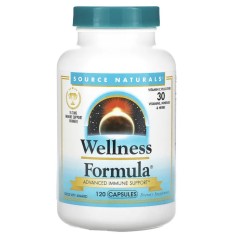 Source Naturals, Wellness Formula, улучшенная поддержка иммунитета, 120 капсул