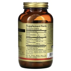 Solgar, Глюкозамин, хондроитин и метилсульфонилметан, тройная сила, 120 таблеток