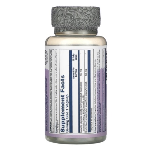 Solaray, Boswellia, экстракт босвеллии, 450 мг, 60 растительных капсул