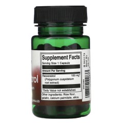 Swanson, Ресвератрол, 100 мг, 30 капсул