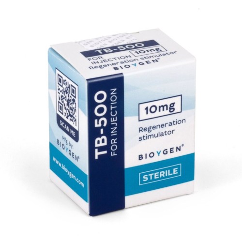 Bioygen, пептид TB-500, 10 мг, 5 упаковок (50 мг)