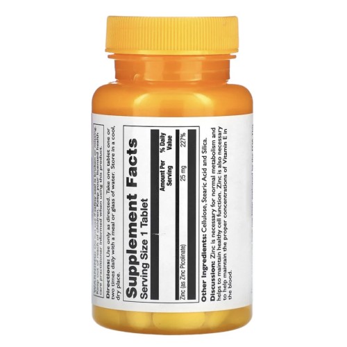 Thompson, пиколинат цинка, 25 мг, 60 таблеток