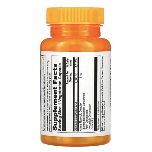 Thompson, Витамин С с биофлавоноидами, 1000 мг, 60 капсул