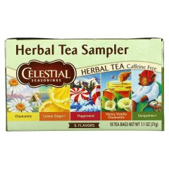 Celestial Seasonings, набор травяных чаев, без кофеина, 5 вкусов, 18 чайных пакетиков, 30 г