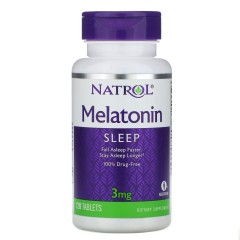 Natrol, Мелатонин, 3 мг, 120 таблеток