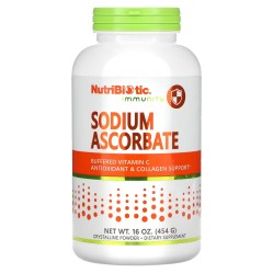 !!! СРОК ГОДНОСТИ 01.25 !!! NutriBiotic, Immunity, аскорбат натрия, кристаллический порошок, 454 г (16 унций)