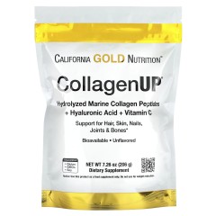 California Gold Nutrition, CollagenUP, морской коллаген, гиалуроновая кислота и витамин C, 206 г