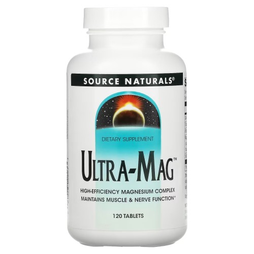 Source Naturals, магний Ultra-Mag, 120 таблеток