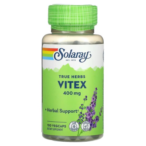 Solaray, VITEX, витекс, 400 мг, 100 капсул