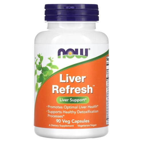 NOW Foods, Liver Refresh, Здоровье печени, 90 растительных капсул