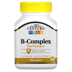 21st Century, набор витаминов группы B с витамином C, 100 таблеток (100 порций)