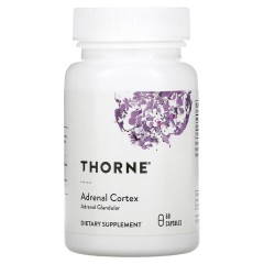 Thorne Research, Adrenal Cortex, кора надпочечников, 60 капсул