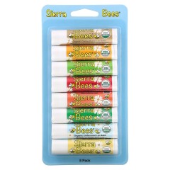 Sierra Bees, набор органических бальзамов для губ, 8 в упаковке, 4,25 г (15 унций) каждый