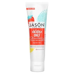 Jason Natural, Только для детей! Зубная паста с клубничным вкусом, 119 г (4,2 унции)