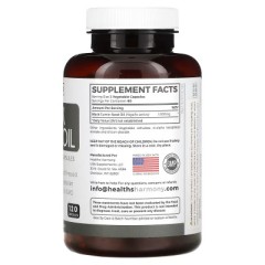 Healths Harmony, Масло черного тмина, 120 капсул