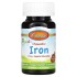 Carlson, Kid's Chewable Iron, Железо для детей, клубника, 15 мг, 30 таблеток