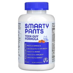 SmartyPants, мультивитамины для мальчиков-подростков, лимон лайм вишня апельсин, 120 жеват таблеток
