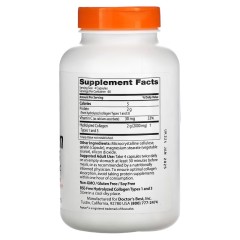 Doctor's Best, Peptan, коллаген 1 и 3 типов с витамином C, 500 мг, 240 капсул