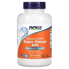 NOW Foods, Super Omega EPA, 120 мягких таблеток