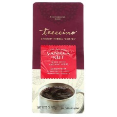 Teeccino, травяной кофе из цикория, средней прожарки, без кофеина, ваниль и орех, 312 г (11 унций)
