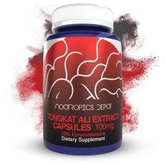 Nootropics Depot, Тонгкат Али,100 мг, 10% Эврикоманона, 60 капсул