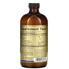 Solgar, цитрат кальция и магния, с витамином D3, в жидкой форме,  вкус  голубики, 473 мл