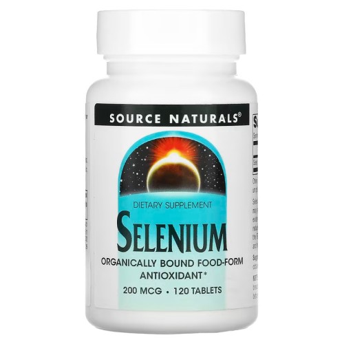 Source Naturals, Селениум, 200 мкг, 120 таблеток