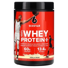 SIXSTAR, 100% Whey Protein Plus, ванильный крем, 821 г (1,81 фунта)