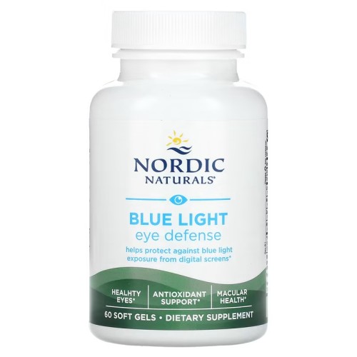 Nordic Naturals, средство для защиты глаз от синего излучения, 60 капсул
