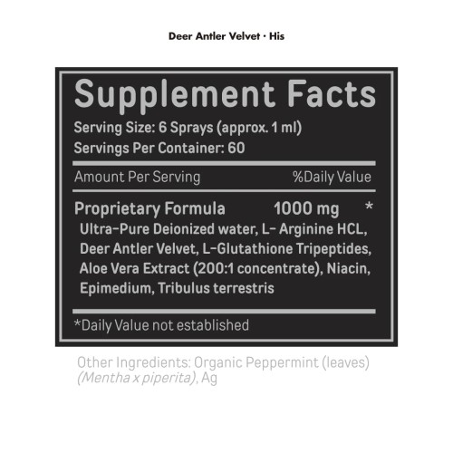 BUCKED UP, Спрей из оленьих рогов, после тренировки, 60 мл, (60 порций)