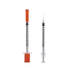 Vogt Medical, Шприц инсулиновый, U-100, 0,5 мл, интегрированная игла 30G (0,30 х 8 мм.), 1 шт