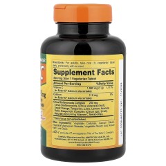 American Health, Ester-C с цитрусовыми биофлавоноидами, 1000 мг, 120 вегетарианских таблеток