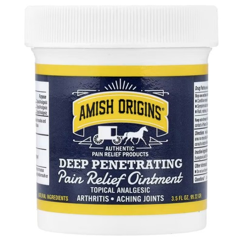 Amish Origins, Глубокое проникновение, болеутоляющая мазь, 3,5 унции (99,22 г)