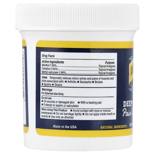 Amish Origins, Глубокое проникновение, болеутоляющая мазь, 3,5 унции (99,22 г)