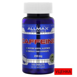 ALLMAX, Essentials, кофеин, 200 мг, 100 таблеток