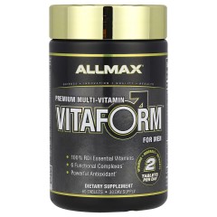 ALLMAX, Vitaform, мультивитамин премиального качества для мужчин, 60 таблеток (30 порций)