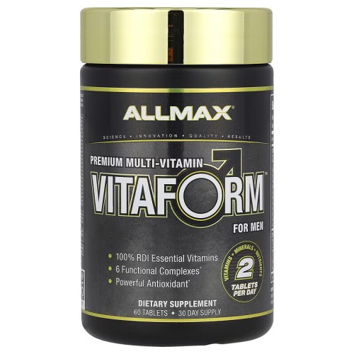 ALLMAX, Vitaform, мультивитамин премиального качества для мужчин, 60 таблеток (30 порций)