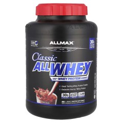 ALLMAX, CLASSIC ALLWHEY, сывороточный протеин, вкус шоколад, 2,27 кг (49 порций)