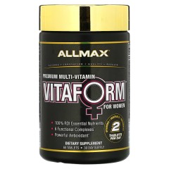 ALLMAX, Vitaform, мультивитамин премиального качества для женщин, 60 таблеток (30 порций)