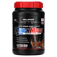 ALLMAX, QuickMass, катализатор для быстрого набора массы, шоколад, 1,59 кг (24 порции)