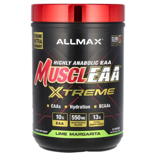 ALLMAX, MusclEAA Xtreme, маргарита из лайма, 523 г (30 порций)