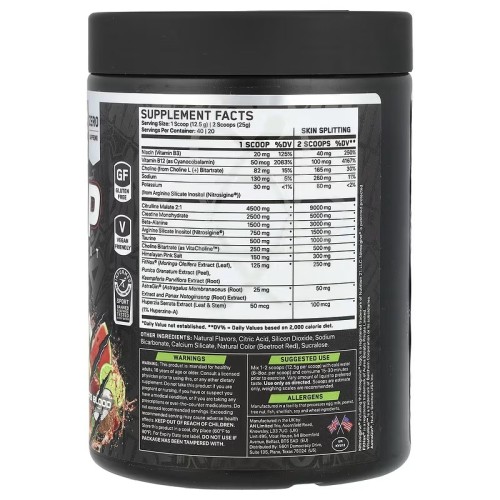 ABE, Non-Stim Pump Pre Workout, вкус Tiger's Blood, 500 г (17,63 унции)