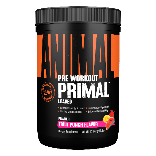 Animal, Порошок Primal ™ перед тренировкой, фруктовый пунш, 510 г