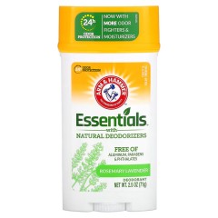 Arm & Hammer, Essentials, дезодорант с натуральными компонентами, свежий розмарин и лаванда, 71 г