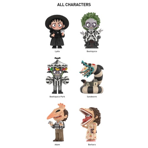 POP MART, Оригинальная фигурка Битлджус, 1 рандомная фигурка